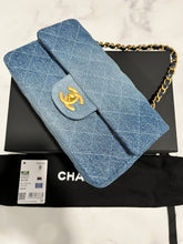 Load image into Gallery viewer, Chanel 24S Denim Blue Mini Rectangle Handbag