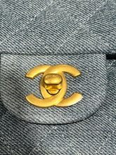 Load image into Gallery viewer, Chanel 24S Denim Blue Mini Rectangle Handbag