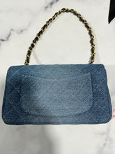 Load image into Gallery viewer, Chanel 24S Denim Blue Mini Rectangle Handbag