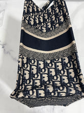 Load image into Gallery viewer, Dior Navy Oblique Medium Book Tote