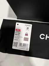 Load image into Gallery viewer, Chanel 24S Black White Houndstooth Large Nano Handbag