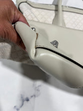Load image into Gallery viewer, Gucci Ivory Diamonte Canvas and Leather Weekender Travel Bag