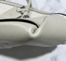 Load image into Gallery viewer, Gucci Ivory Diamonte Canvas and Leather Weekender Travel Bag
