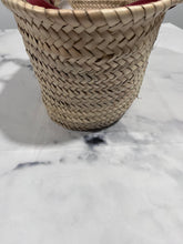 Load image into Gallery viewer, Celine Small Leather-Trimmed Palm Leaves Lipstick Tote