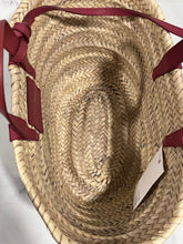 Load image into Gallery viewer, Celine Small Leather-Trimmed Palm Leaves Lipstick Tote