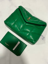 Load image into Gallery viewer, Saint Laurent YSL New Vert Green Small Lou Pouch