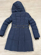 Load image into Gallery viewer, Mackage Navy Down Coat S