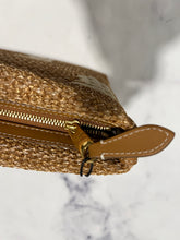 Load image into Gallery viewer, Burberry Raffia Straw Clutch Bag