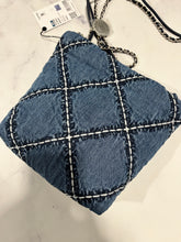 Load image into Gallery viewer, Chanel 24P Stitched Denim 22 Crossbody Bag