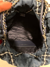 Load image into Gallery viewer, Chanel 24P Stitched Denim 22 Crossbody Bag