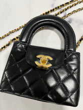 Load image into Gallery viewer, Chanel 24P Mini Black KellyCrossbody Bag
