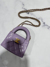 Load image into Gallery viewer, Chanel 24P Mini Violet KellyCrossbody Bag