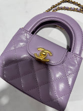 Load image into Gallery viewer, Chanel 24P Mini Violet KellyCrossbody Bag
