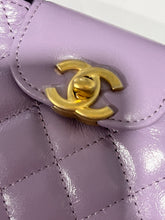 Load image into Gallery viewer, Chanel 24P Mini Violet KellyCrossbody Bag