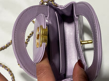 Load image into Gallery viewer, Chanel 24P Mini Violet KellyCrossbody Bag