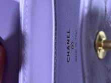 Load image into Gallery viewer, Chanel 24P Mini Violet KellyCrossbody Bag