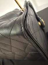 Load image into Gallery viewer, Chanel 25 Black Caviar Small Shoulder Bag