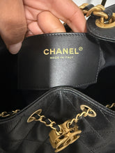 Load image into Gallery viewer, Chanel 25 Black Caviar Small Shoulder Bag
