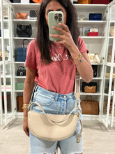 Load image into Gallery viewer, Salvatore Ferragamo Beige Gancini Buckle Crossbody Bag