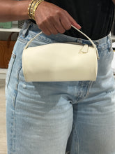 Load image into Gallery viewer, The Row White Barrel Bag Top Handle