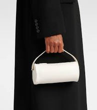 Load image into Gallery viewer, The Row White Barrel Bag Top Handle