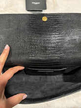Load image into Gallery viewer, Saint Laurent YSL Kate Tassel Leather Embossed Clutch
