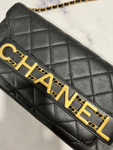 Load image into Gallery viewer, Chanel Enchained Black Clutch Crossbody Bag