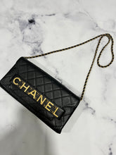 Load image into Gallery viewer, Chanel Enchained Black Clutch Crossbody Bag