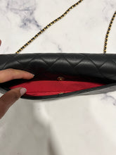 Load image into Gallery viewer, Chanel Enchained Black Clutch Crossbody Bag