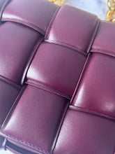 Load image into Gallery viewer, Bottega Veneta Padded Small Cassette Bag Bordeaux