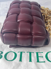 Load image into Gallery viewer, Bottega Veneta Padded Small Cassette Bag Bordeaux