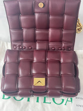 Load image into Gallery viewer, Bottega Veneta Padded Small Cassette Bag Bordeaux