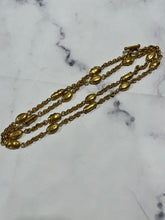Load image into Gallery viewer, Chanel 94 Gold Nugget Chain CC Necklace