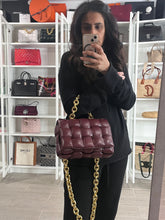Load image into Gallery viewer, Bottega Veneta Padded Small Cassette Bag Bordeaux