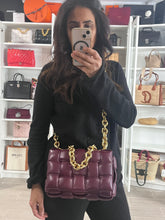Load image into Gallery viewer, Bottega Veneta Padded Small Cassette Bag Bordeaux