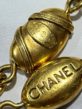 Load image into Gallery viewer, Chanel 94 Gold Nugget Chain CC Necklace