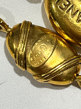 Load image into Gallery viewer, Chanel 94 Gold Nugget Chain CC Necklace