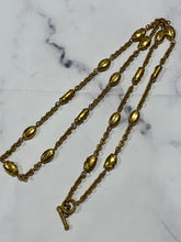 Load image into Gallery viewer, Chanel 94 Gold Nugget Chain CC Necklace