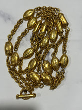 Load image into Gallery viewer, Chanel 94 Gold Nugget Chain CC Necklace