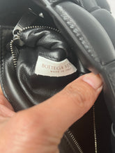 Load image into Gallery viewer, Bottega Veneta Padded Small Cassette Bag Black Silver Hardware