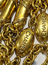 Load image into Gallery viewer, Chanel 94 Gold Nugget Chain CC Necklace