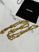 Load image into Gallery viewer, Chanel 94 Gold Nugget Chain CC Necklace