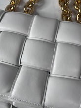 Load image into Gallery viewer, Bottega Veneta Padded Small Cassette Bag Chalk