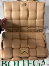 Load image into Gallery viewer, Bottega Veneta Padded Small Cassette Bag Almond