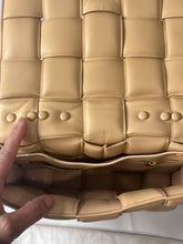Load image into Gallery viewer, Bottega Veneta Padded Small Cassette Bag Almond