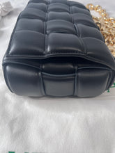 Load image into Gallery viewer, Bottega Veneta Padded Small Cassette Bag Black Gold Hardware