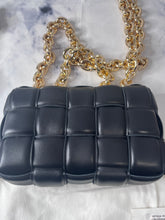 Load image into Gallery viewer, Bottega Veneta Padded Small Cassette Bag Black Gold Hardware