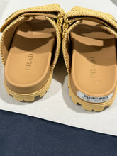 Load image into Gallery viewer, Prada Raffia Dad Slip On Sandals