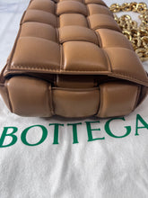 Load image into Gallery viewer, Bottega Veneta Padded Small Cassette Bag Caramel