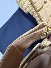 Load image into Gallery viewer, Prada Raffia Dad Slip On Sandals